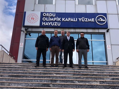 Kaymakam Erkan Karahan, İlçe Gençlik ve Spor Müdürlüğünü ziyaret etti.