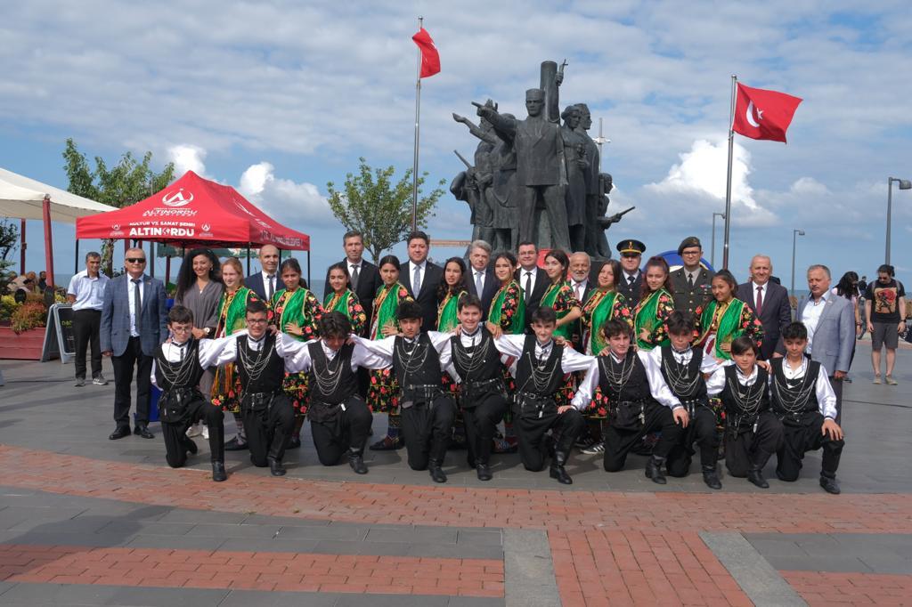 Gazi Mustafa Kemal Atatürk'ün Ordu'ya gelişinin 99. yıl dönümü kutlandı.